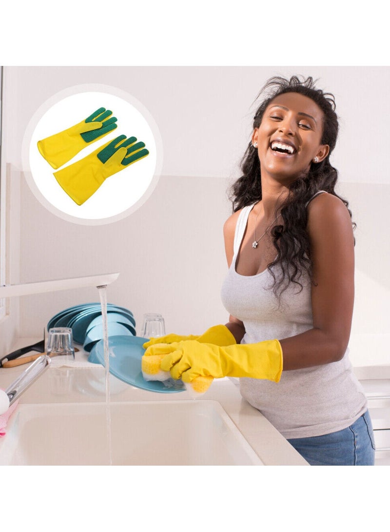 1 Pair Of Mitten Kitchen Cleaning Gloves  - Image 1