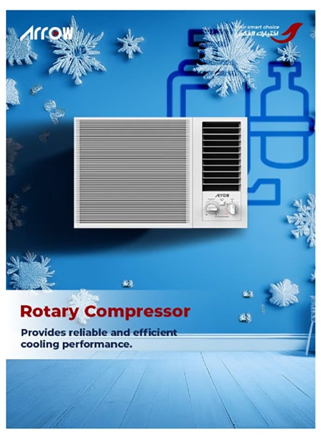 Arrow Window Air Conditioner 17,200 BTU, Cooling Only, Mechanical Controls, White Color | RO-18WHC - Image 5