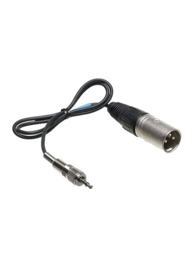 Sennheiser Male Mini Jack To XLR-Male Connector Cable For EK 100 Receiver Black/Silver - Image 1
