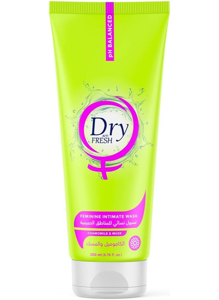 Dry - Dry Fresh Feminine  Intimate Wash With Chamomile And Musk 200Ml - Image 1