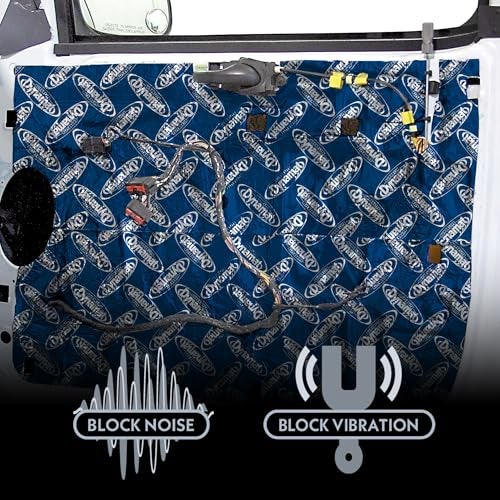 Dynamat 10612 18" x 32" Self-Adhesive Sound Deadener with Superlite Tri-Pack, (Set of 3),Blue – Made in USA - Image 2