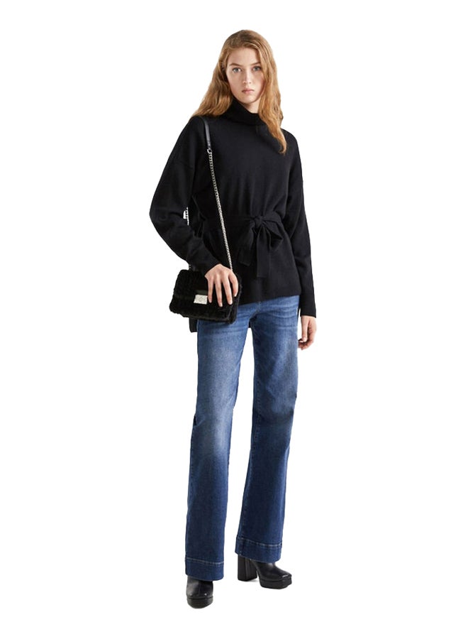 Benetton Turtle Neck With Oversized Belt - Image 4
