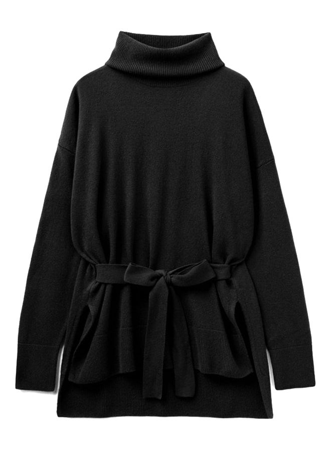 Benetton Turtle Neck With Oversized Belt - Image 3