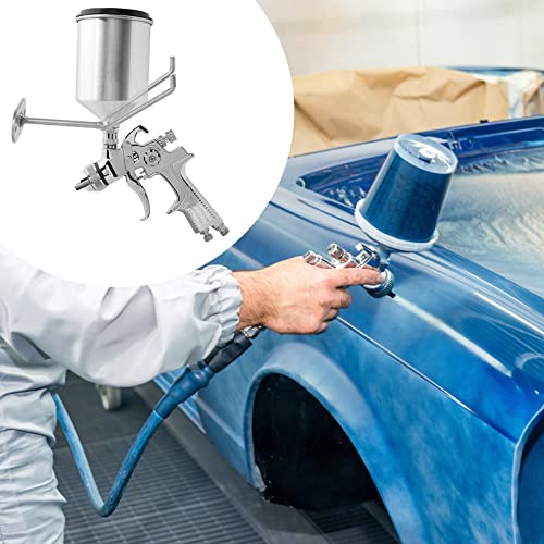 Homakover Paint Gun Holder for Paint Booth,Wall Mount Spray Gun Holder Paint Shop Accessory, Attach to Spray Booth Walls & Work Stations (Silver-3 Pcs) - Image 2