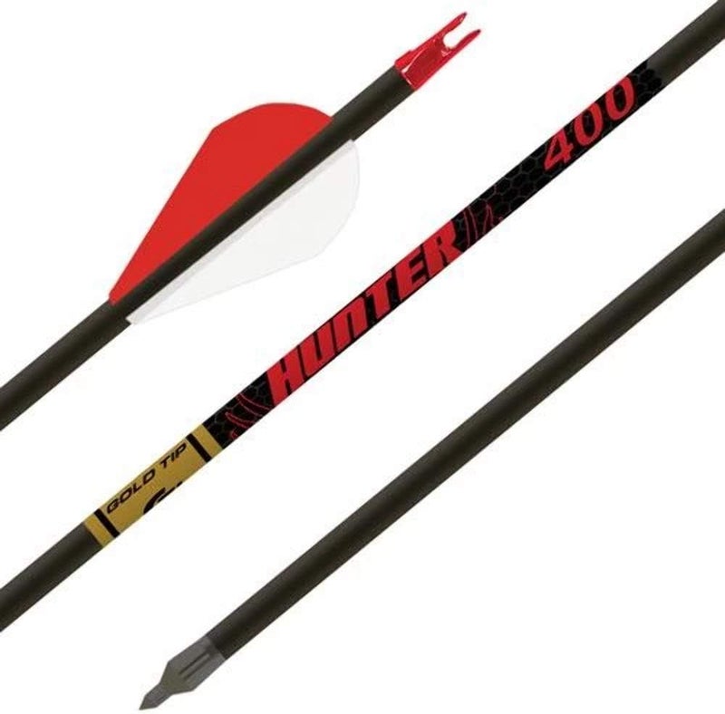 Gold Tip Hunter Arrows with Raptor Vane (Pack of 6) - Image 2