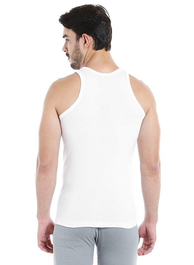 بي واي سي صدرية قطنية للرجال عبوة من  - أبيض - Image 5