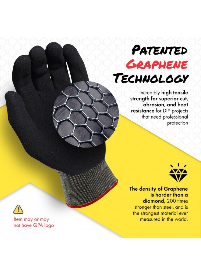 Quest Protective Apparel Quest Cut Resistant Work Gloves Cut Proof Working Gloves Heavy Duty Cutting and Abrasion Protection Puncture Resistant Gloves - X-Large, Pack of 3 Pairs  - Image 2