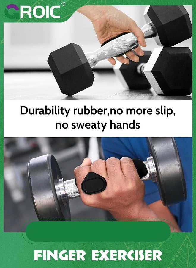 GROIC Weight Lifting Gloves for Men Women, Rubber Gym Weightlifting Anti-Slip Workout Grips for Gym Training and Exercise, Weight Lifting, Dumbbell, Deadlift, Bar Pad Pull Up Grippers No Sweaty  - Image 5