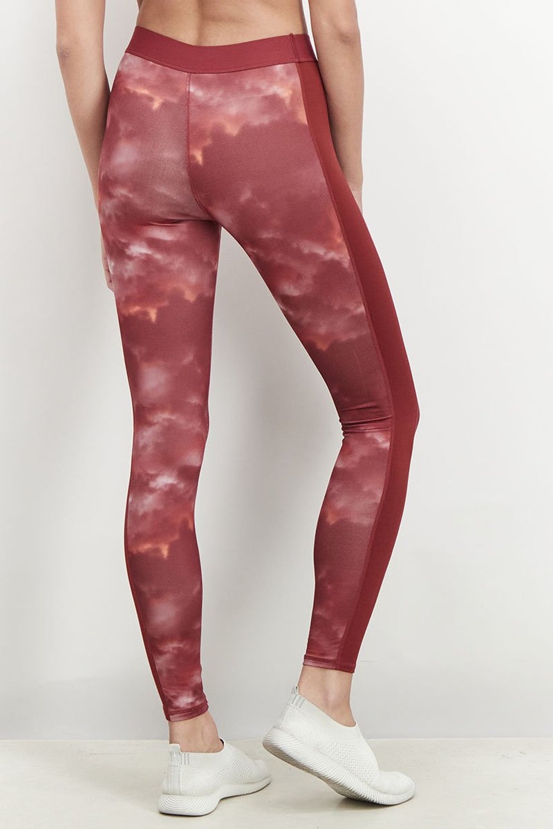 Roxy Women Regular Fit Training Leggings, Red - Image 4