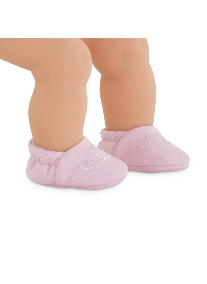 Corolle Baby Doll Pink Slippers Outfit Accessory - Mon Premier Poupon Clothing And Accessories Fit 12" Dolls, For Kids Ages 18 Months And Up  - Image 2