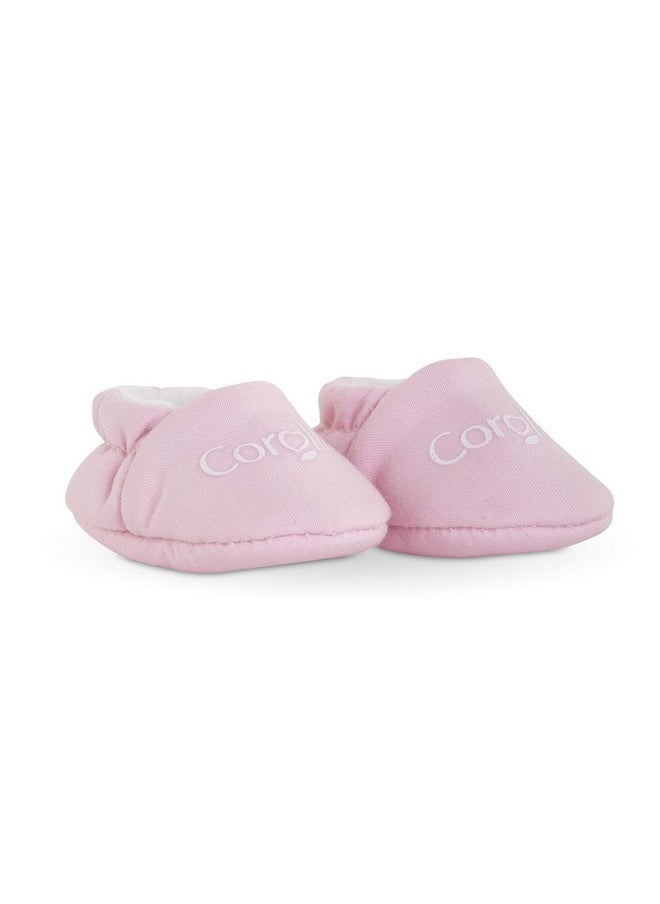 Corolle Baby Doll Pink Slippers Outfit Accessory - Mon Premier Poupon Clothing And Accessories Fit 12" Dolls, For Kids Ages 18 Months And Up  - Image 3