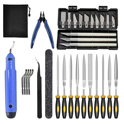 Serplex® 32Pcs 3D Print Tool Kit 3D Print Tool Accessories Kit Includes Debur Tool, Cleaning, Finishing and Printing Tool, 3D Printer Accessories for 3D Print Removing, Cleaning, Finishing - Image 1