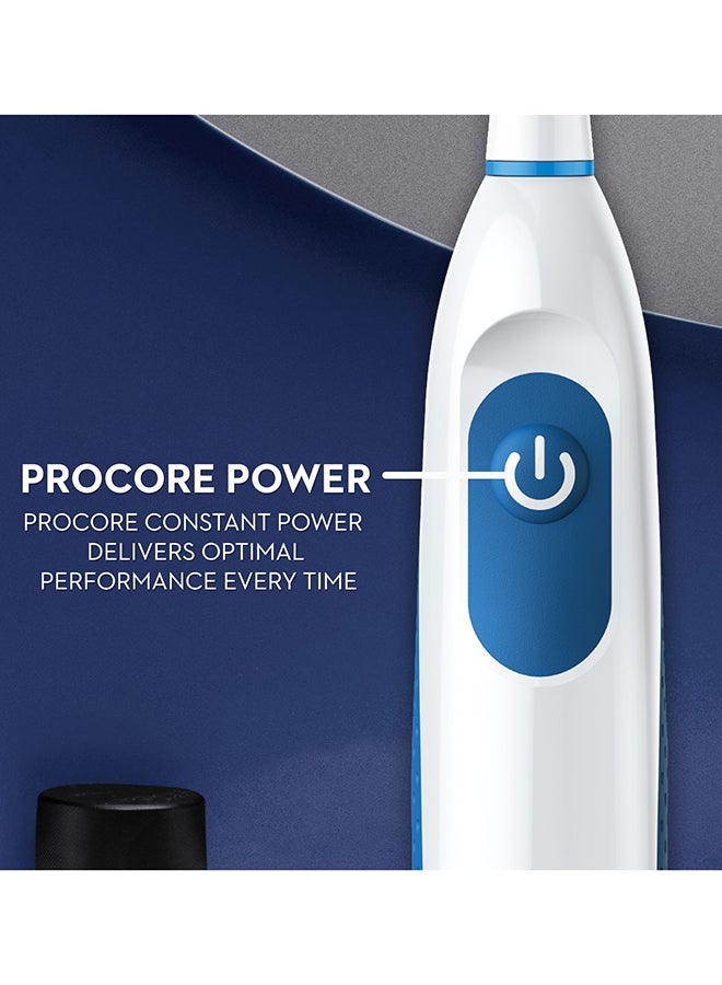 Oral-B Pro Battery Precision Clean Electric Toothbrush, Superior Plaque Removal, 1 Count - Image 2