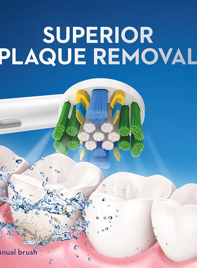 Oral-B Pro Battery Precision Clean Electric Toothbrush, Superior Plaque Removal, 1 Count - Image 4