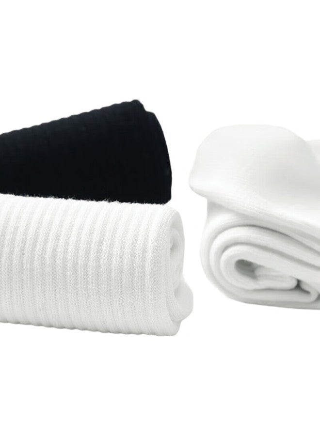YOUKESHU Socks For Men And Women, 7A Antibacterial Deodorizing Long Socks, Lightweight Athletic Pure Cotton Couple Socks, Sweat-Absorbing Breathable Casual Socks, One Size Fits All - Image 2