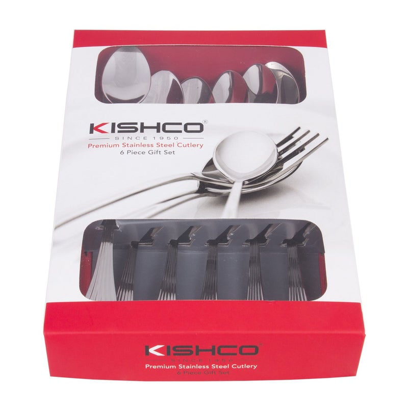 Kishco Symphony Stainless Steel Soda Spoon Set Pack of 6 - Image 2