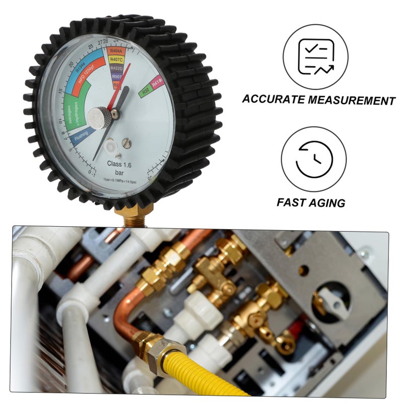 Alipis Nitrogen Pressure Gauge for AC Refrigeration Testing Automotive Use with Display Durable - Image 4