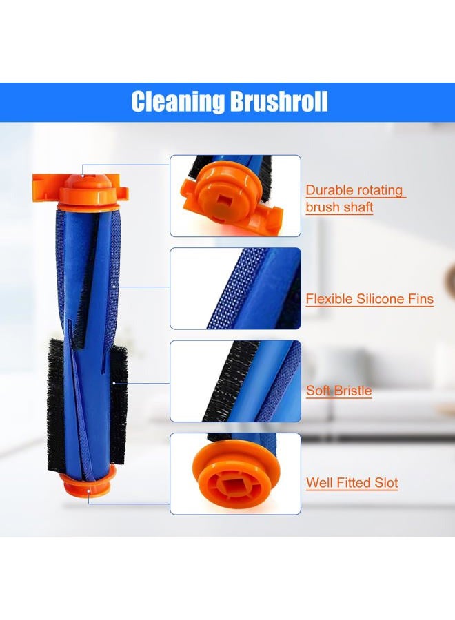 Detetap Replacement Parts Kits for Shark RV2310AE / AV2310AE Matrix Robot Vacuum Cleaner 1 Roller Brush 2 HEPA Filters 4 Foams 6 Side Brushes (NOT for RV2310) -Pack of 13 - Image 3