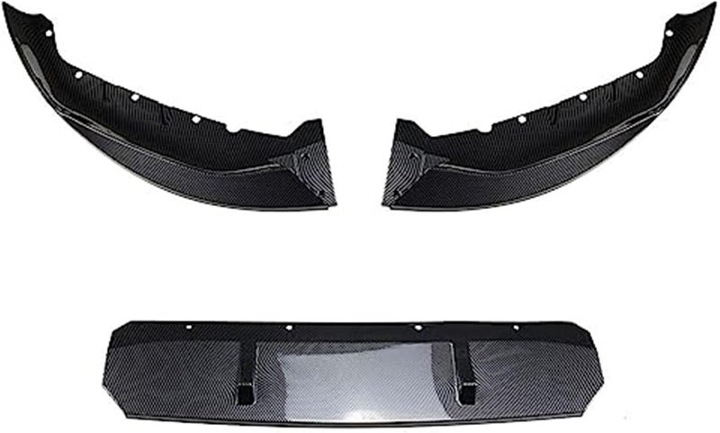 QASULER 3Pcs Car Front Bumper Lip Spoiler Kit - Image 1