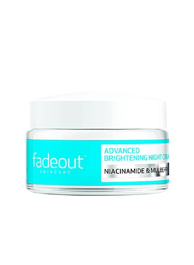 FADE OUT Advanced Brightening Night Cream 50ml | Skincare Beauty with Niacinamide Hyaluronic Acid Lactic Acid and Rosehip Seed Oil | Boost Skin Hydration and Radiance Overnight | Pack of 2 - Image 4