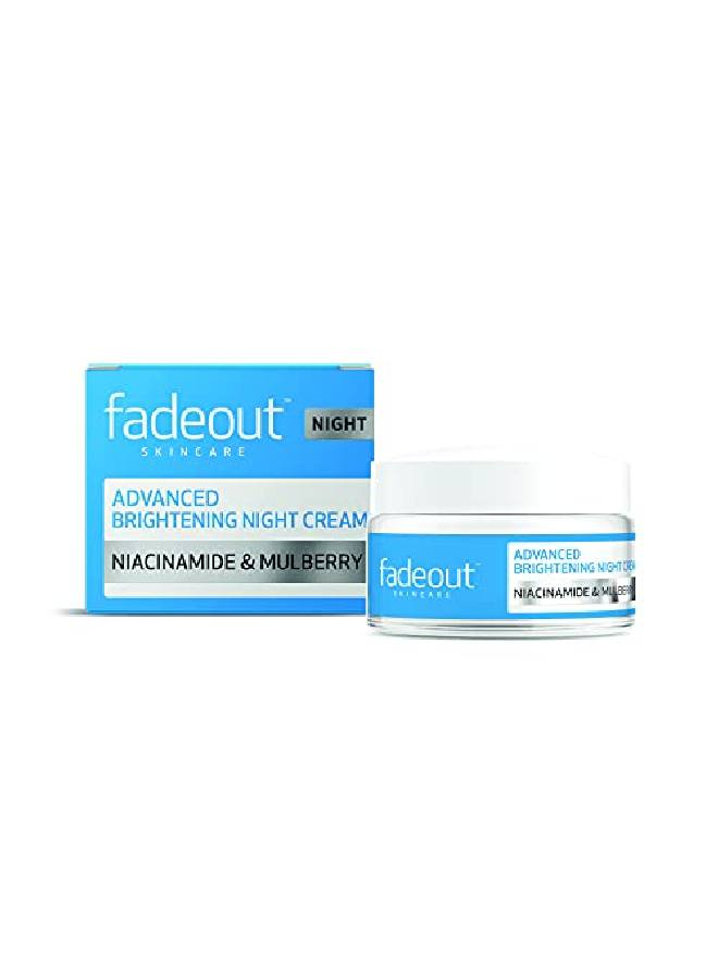 FADE OUT Advanced Brightening Night Cream 50ml | Skincare Beauty with Niacinamide Hyaluronic Acid Lactic Acid and Rosehip Seed Oil | Boost Skin Hydration and Radiance Overnight | Pack of 2 - Image 3