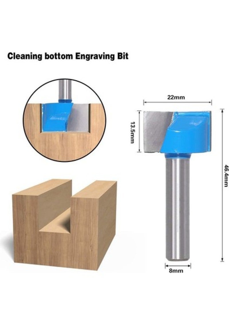 Woodworking Cutter Titanium-Coated High-Strength Shaft - Wear-Resistant Milling Tool for Carpentry Frames Cabinets Boxes MDF Plywood - Image 3