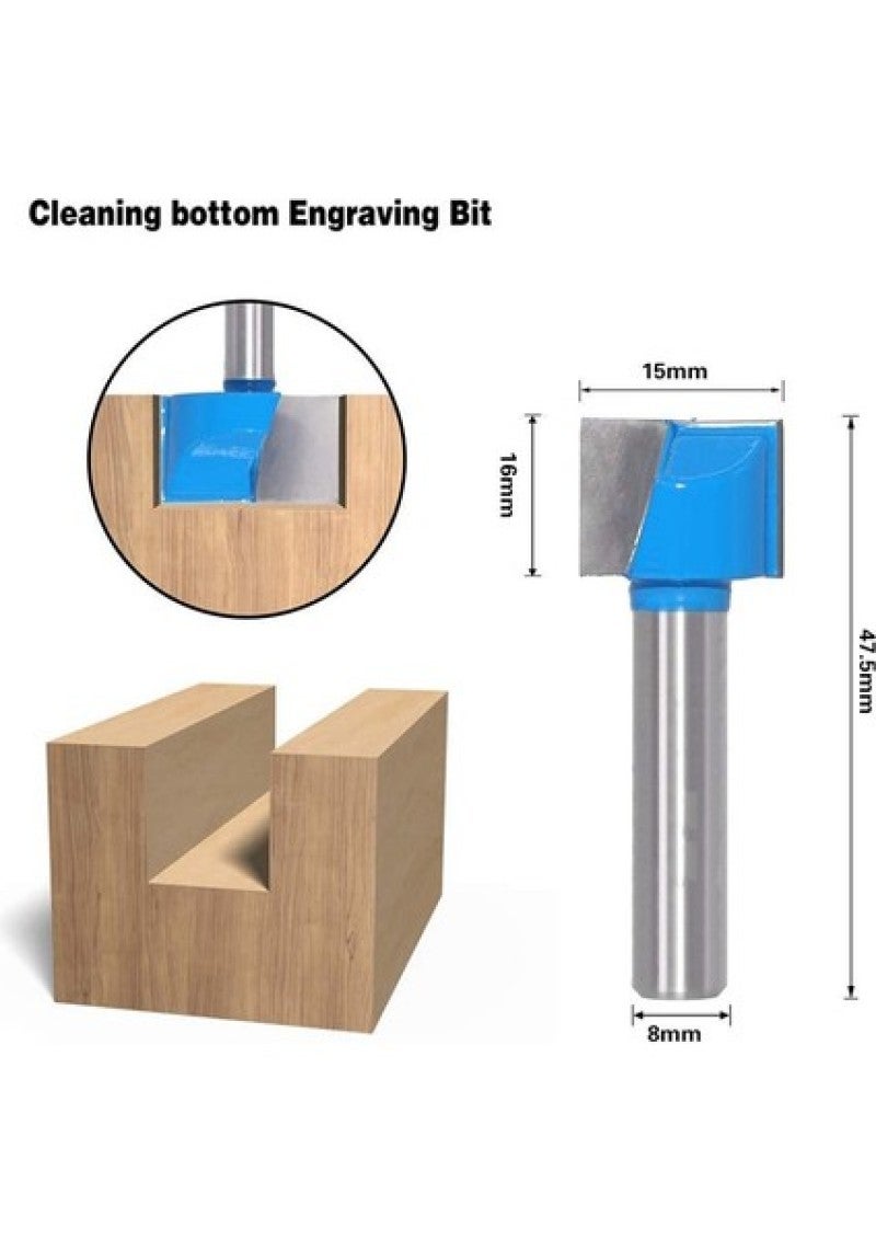 Woodworking Cutter Titanium-Coated High-Strength Shaft - Wear-Resistant Milling Tool for Carpentry Frames Cabinets Boxes MDF Plywood - Image 5
