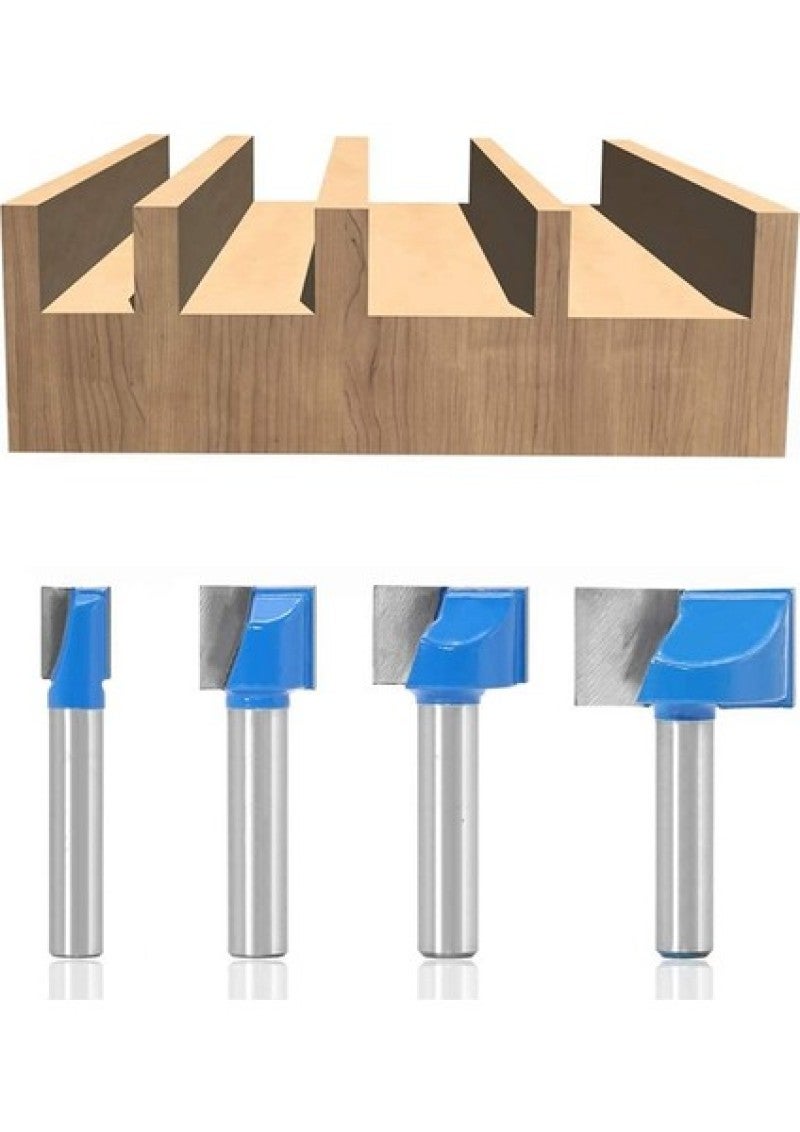 Woodworking Cutter Titanium-Coated High-Strength Shaft - Wear-Resistant Milling Tool for Carpentry Frames Cabinets Boxes MDF Plywood - Image 2