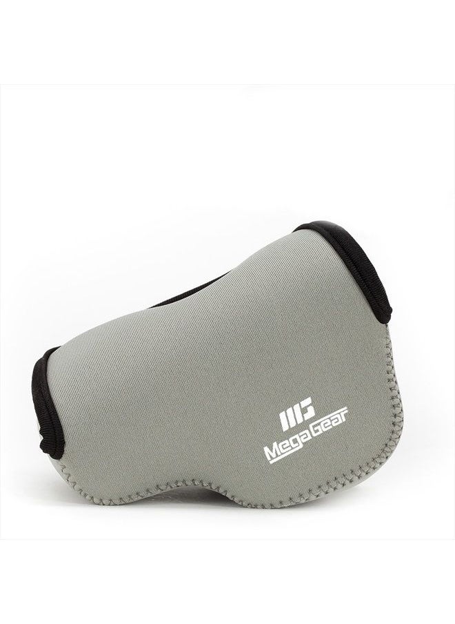 MegaGear - MG064 Ultra Light Neoprene Camera Case Compatible with Sony Alpha A6400, A6500, A6300, A6000 (16-50 mm)-Gray (Model: MG065) - Image 1