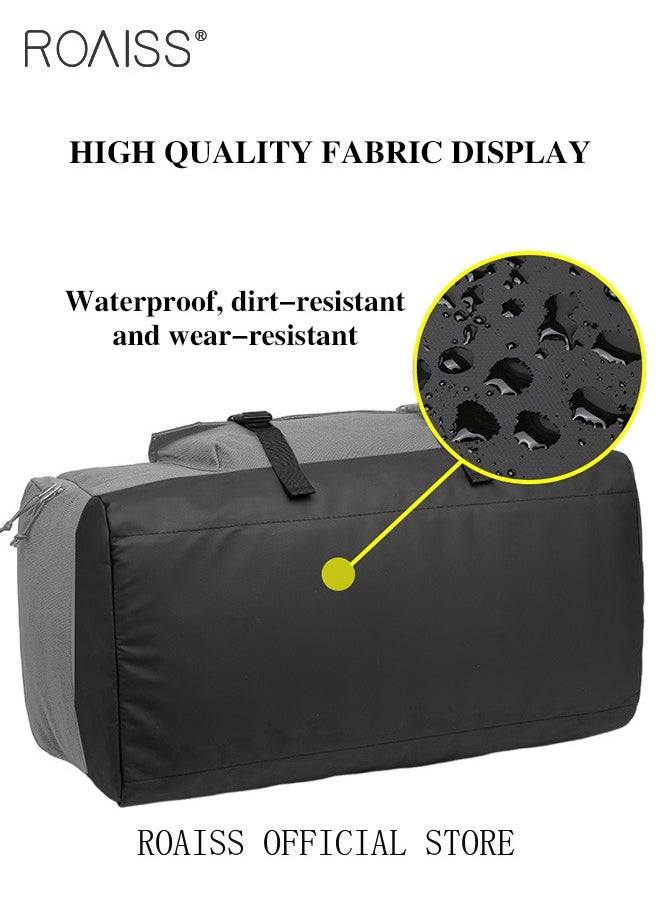 roaiss Large Capacity Outdoor Travel Bag Portable Suit Garment Storage Bag Foldable Business Luggage Bag with Multifunctional Organizer Suitable for Carrying and Storing Travel Essentials  - Image 5
