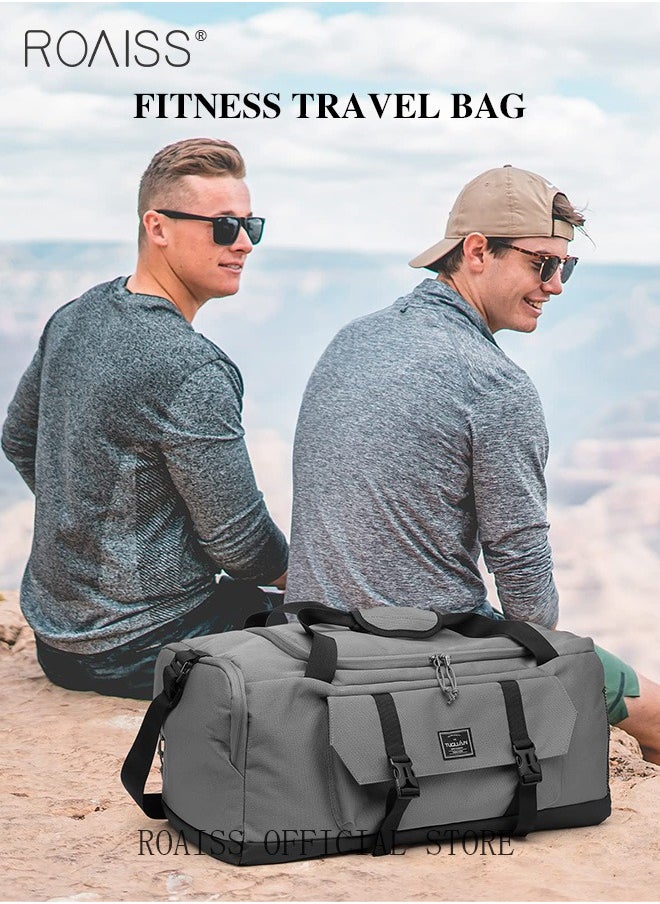 roaiss Large Capacity Outdoor Travel Bag Portable Suit Garment Storage Bag Foldable Business Luggage Bag with Multifunctional Organizer Suitable for Carrying and Storing Travel Essentials  - Image 2