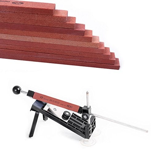 CBRIGHT 10pcs Sharpening Stone Set-10 Grit Assorted Sizes Whetstone Sharpener Polishing Honing Stone Kit 120#,150#,180#,220#,240#,320#,400#,600#,800#,1000#(5.9x0.47x0.24Inch) - Image 5