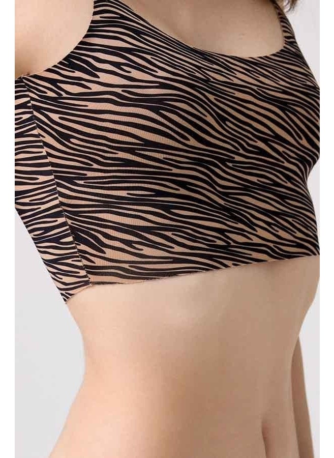 COTTONHILL Patterned Laser Cut Adjustable Thin Strap Crop Bustier 3-Pack-1  - Image 5