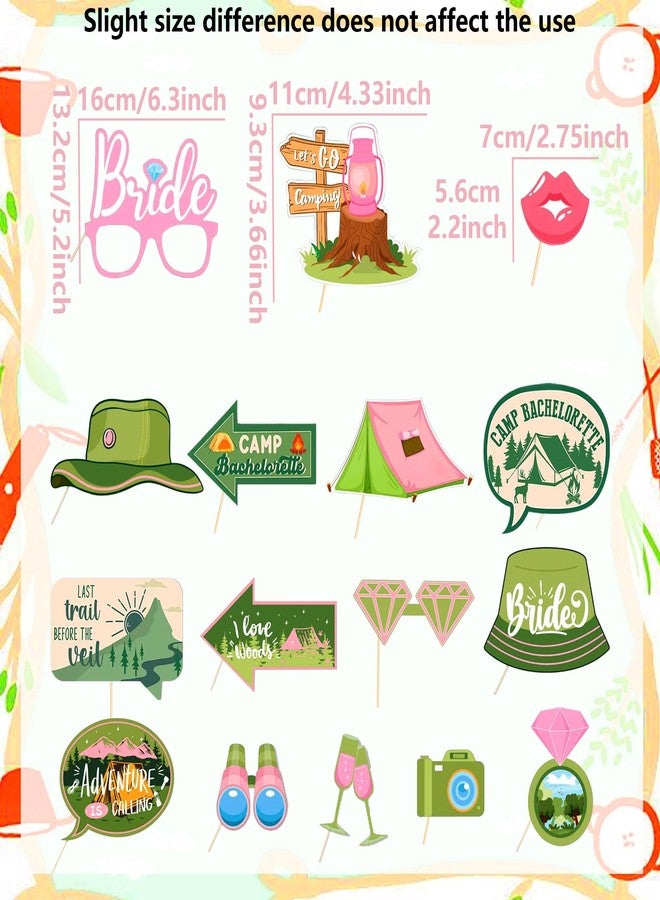 Roaring Good Time Camp Bachelorette Party Photo Booth Props Camp Bachelorette Decor Hiking Mountain Bachelorette Party Supplies for Wedding Bridal Shower Bachelorette - Image 2