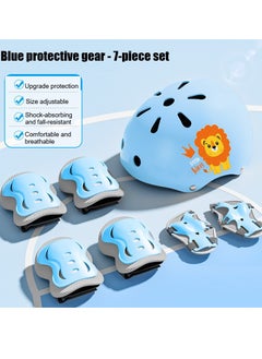 GUDOO Kids Protective Gear Set Toddler Helmet for Ages 2 to 8 Boys Girls with Sports Protective Gear Set Knee Elbow Wrist Pads for Skateboard Cycling Scooter Rollerblading  - Image 1