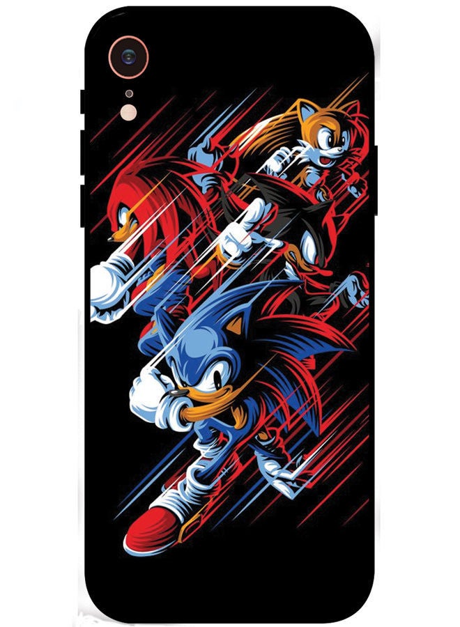EYE CATCH Protective Case Cover For Apple iPhone XS Max Sonic In Action - Image 1