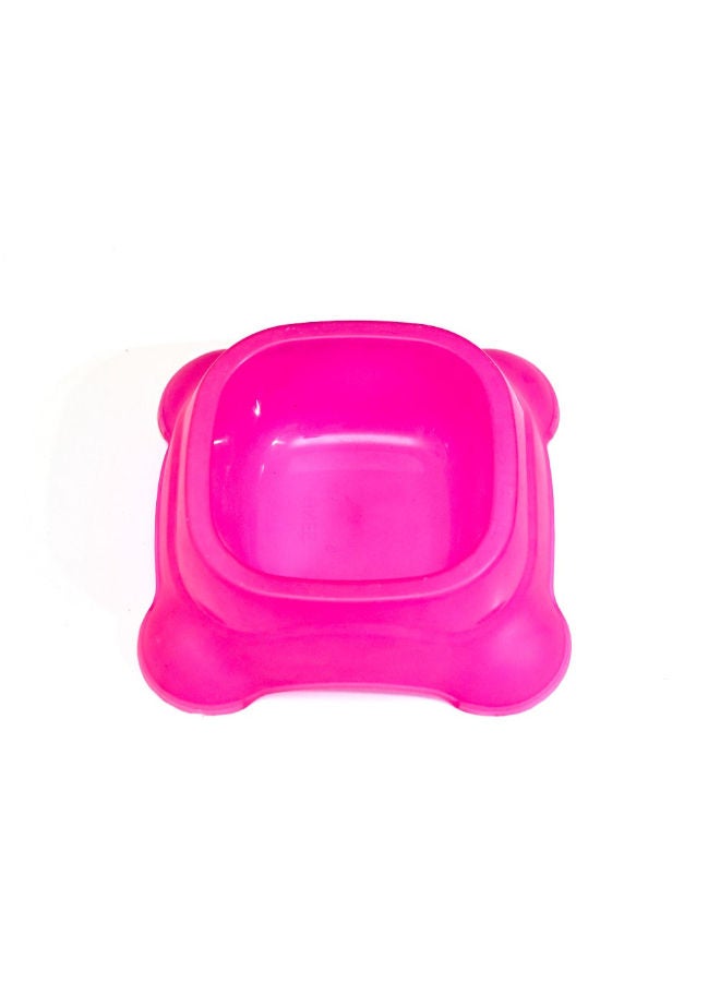 Large Pink Couch Pet Food Bowl