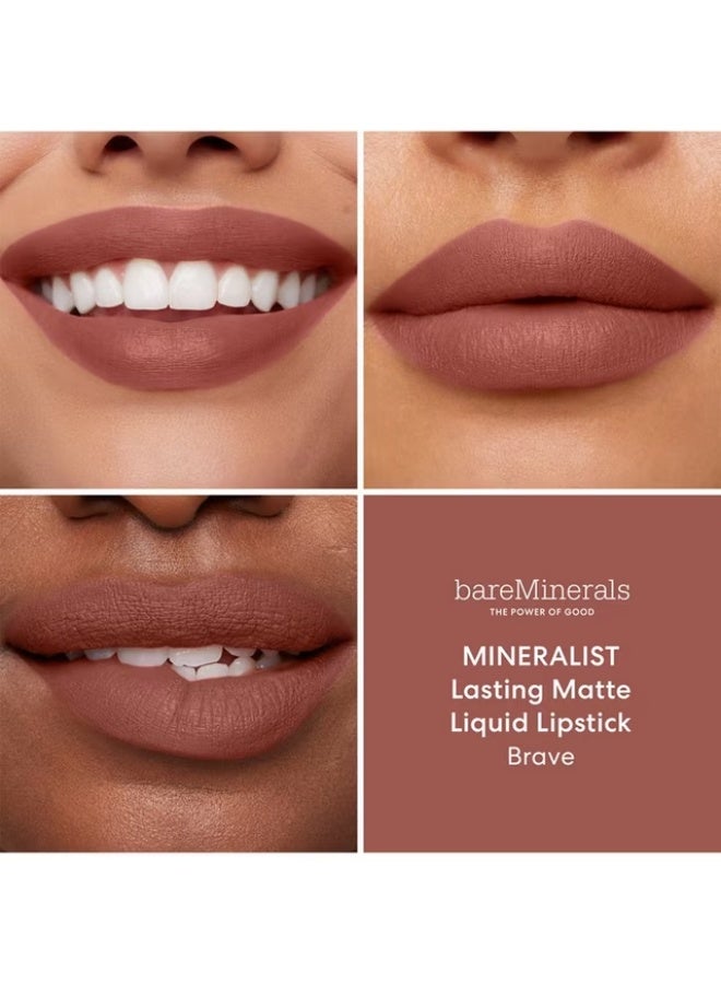 Bare Minerals Mineralist Matte Liquid Lipstick Color Brave - Image 1