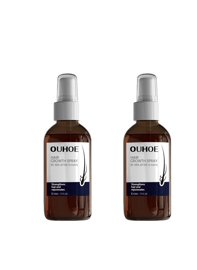 OUHOE 2 Pcs Hair Growth Spray Strengthens Hair And Rejuvenates  - Image 1