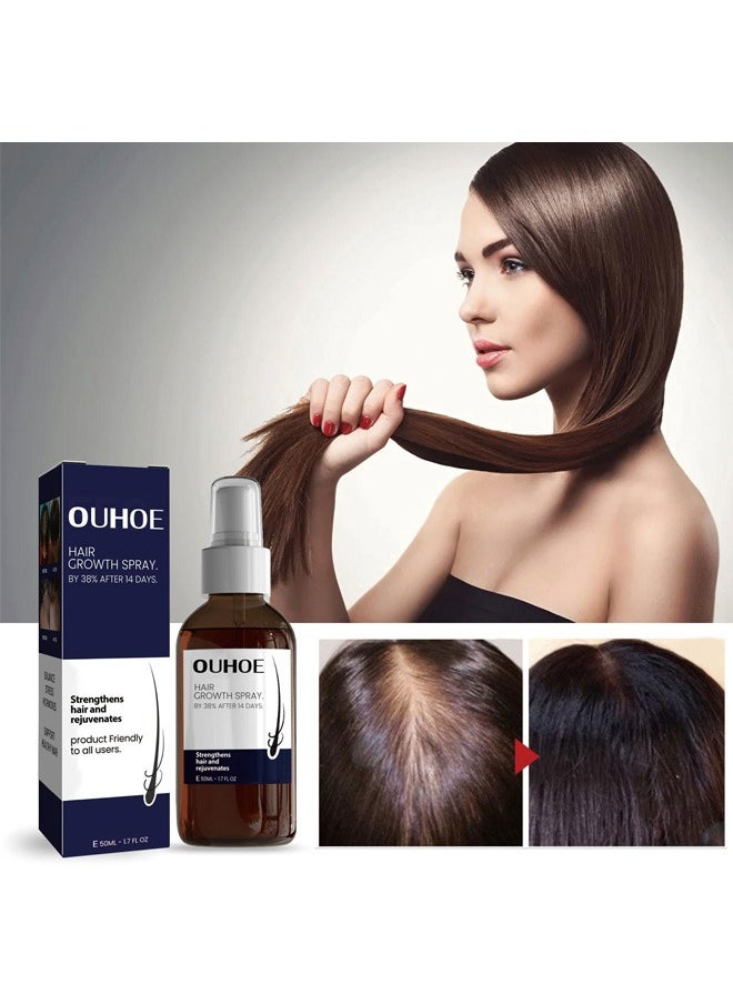 OUHOE 2 Pcs Hair Growth Spray Strengthens Hair And Rejuvenates  - Image 3