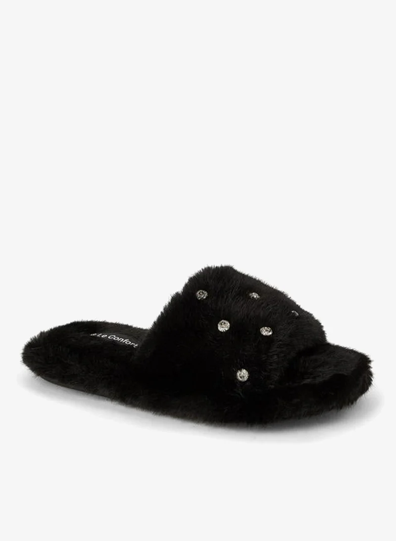 Le Confort Women Embellished Bedroom Slides