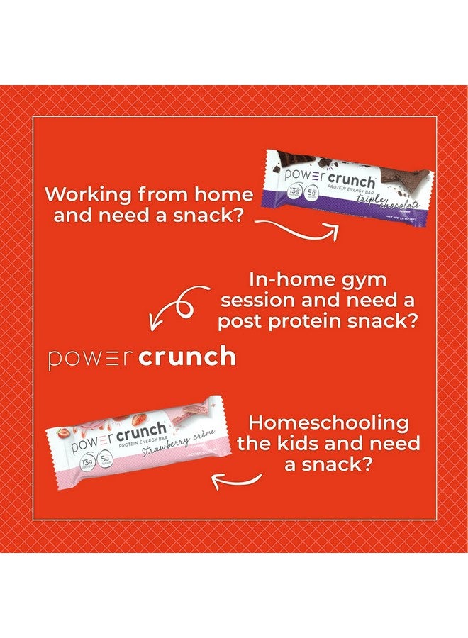 power crunch عبوة متنوعة من قضبان الوافر البروتيني بـ 6 نكهات، وزن 1.4 أونصة (30 قطعة) - Image 4