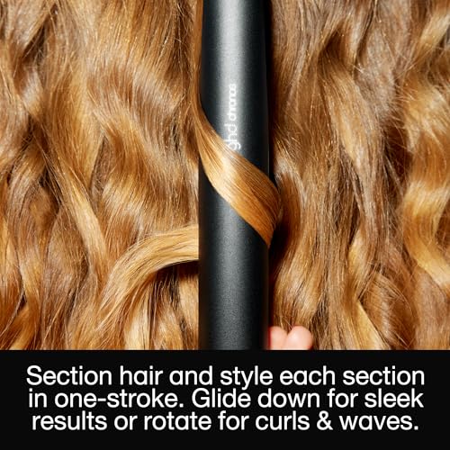 ghd Chronos Styler - 1” Smart Flat Iron Hair Straightener with HD Motion-Responsive Technology, Faster Styling, 24-Hour Results, More Shine, Less Frizz, and No Extreme Heat Damage - Black - Image 3