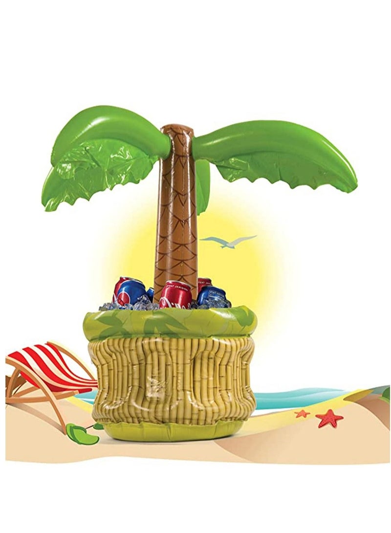 Beverage Cooling Ice Bar 26 Inch Inflatable Cooler, Cooler for Parties, Party Supplies for Summer Party Decorations, Inflatable Palm Tree for Beach Pool Parties 1 Piece  - Image 1