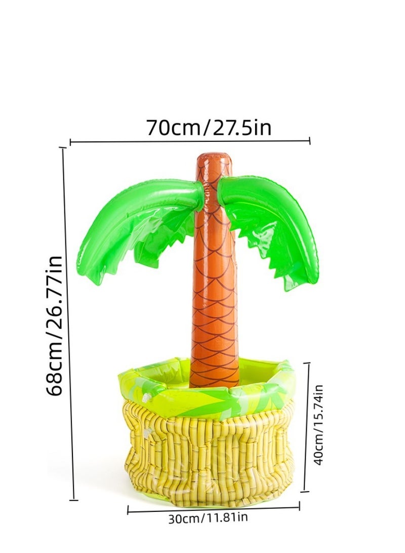 Beverage Cooling Ice Bar 26 Inch Inflatable Cooler, Cooler for Parties, Party Supplies for Summer Party Decorations, Inflatable Palm Tree for Beach Pool Parties 1 Piece  - Image 2