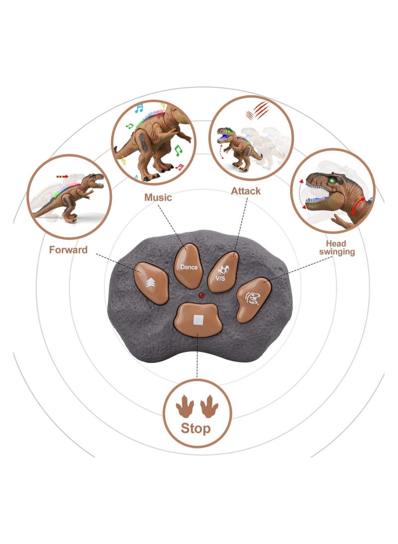 TOY GARDEN Remote Control Dinosaur Toy for Kids – Interactive Dinosaur with Light, Sound & Walking Movements - Image 5