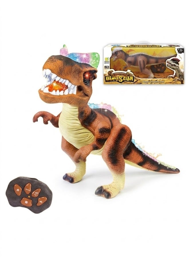TOY GARDEN RC Robot Dinosaur, Interactive Remote Control T-Rex Dinosaur Toy for Kids – Walking RC Robot with Glowing Eyes, Realistic Roaring Sounds and LED Lights – Fun Educational Gift - Image 1