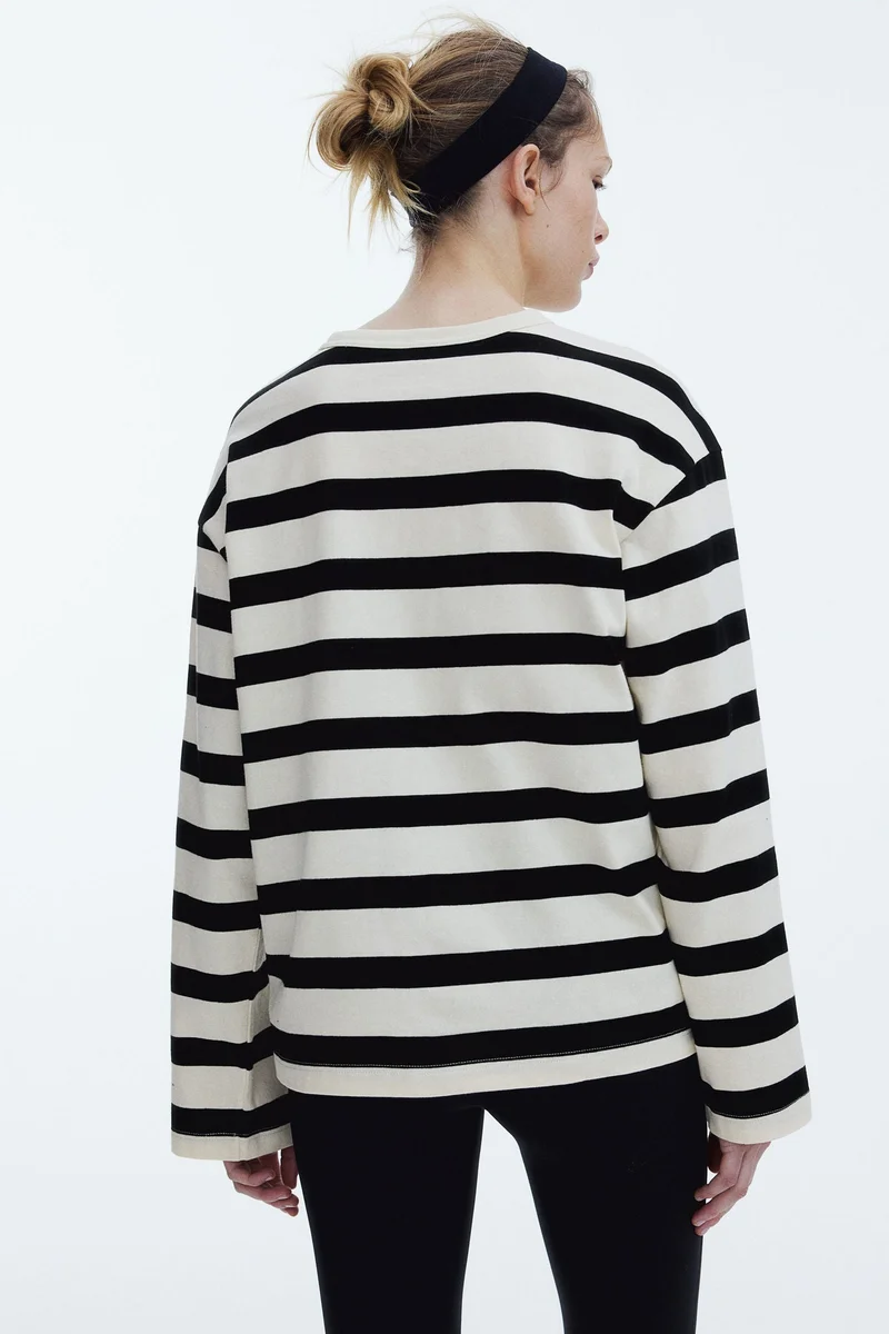 H&M Cotton jersey top