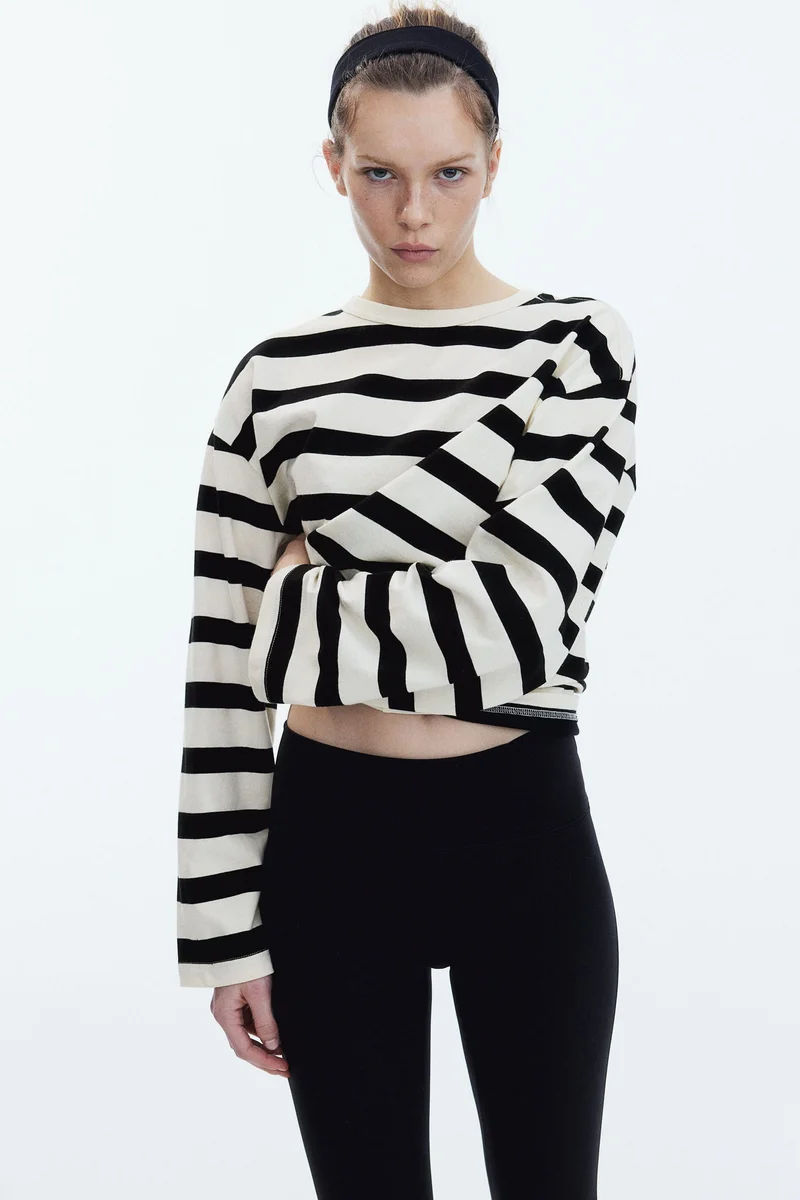 H&M Cotton jersey top