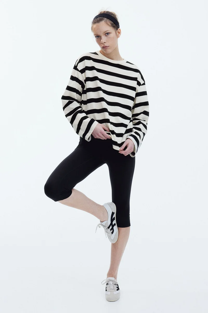 H&M Cotton jersey top